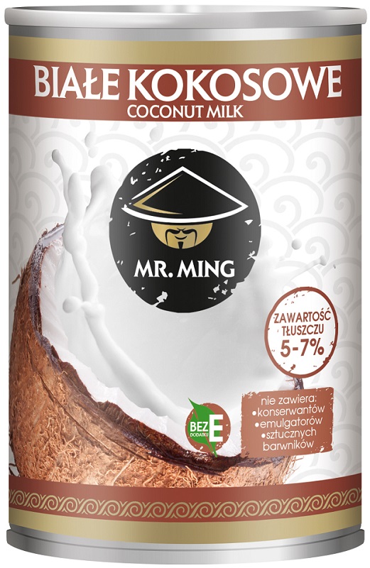 señor. Leche de coco blanca Ming 5-7% de grasa