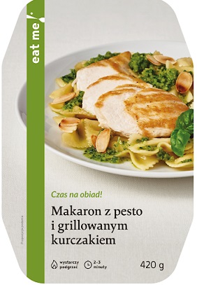 Eat Me Makaron z Pesto Grillowanym Kurczakiem