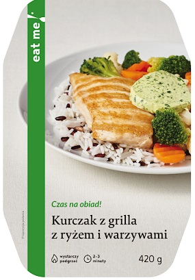 Eat Me Kurczak z Grilla z ryżem  i Warzywami