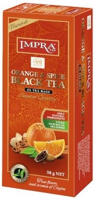 Impra Orange & Spice Black Tea Té negro de Ceilán express