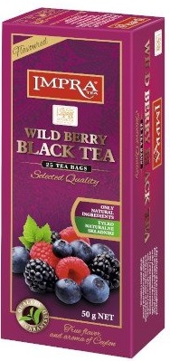 Impra Wildberry Black Black Tea Ceylon té negro express