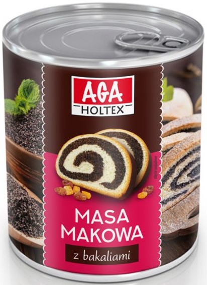 Aga Holtex Poppy seed mass with dried fruit and nuts