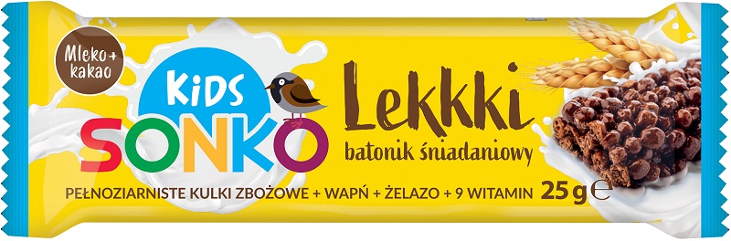 Sonko Kids Lekki batonik śniadaniowy