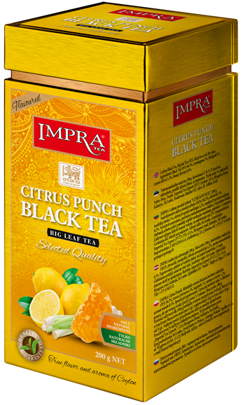 Impra Citrus Punch Black Tea Té negro de Ceilán