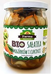 Świętokrzyska Farma Salat mit Gurken und Zucchini BIO