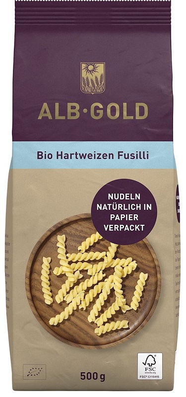 Alb-Gold Pasta (Grieß) BIO Schnecke