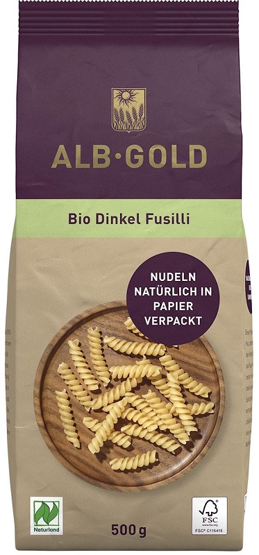 Alb-Gold Makaron orkiszowy świderki BIO