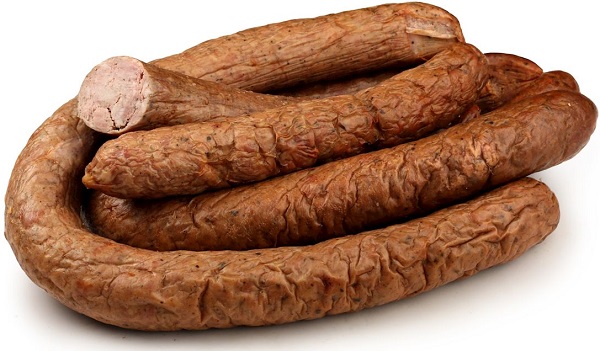 Wasąg-Wurst aus der BIO-Räucherei Roztocze