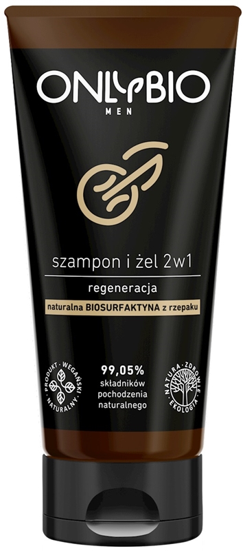Only Bio szampon i żel 2w1 dla mężczyzn, regeneracja