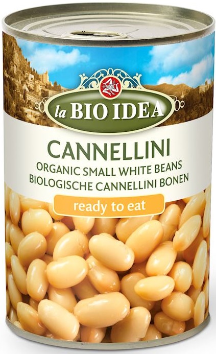 La Bio Idea Small white beans in BIO brine