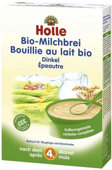 Gachas de espelta de leche orgánica BIO