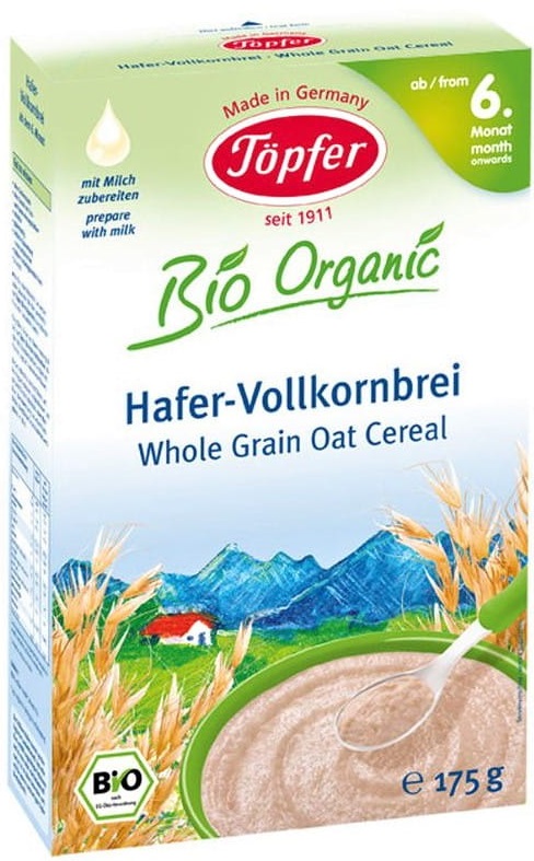 Topfer whole grain oat porridge BIO