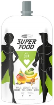 Ovko Super Food Mus jabłko,  jogurt,mango, banan, nasiona chia, miód, quinoa