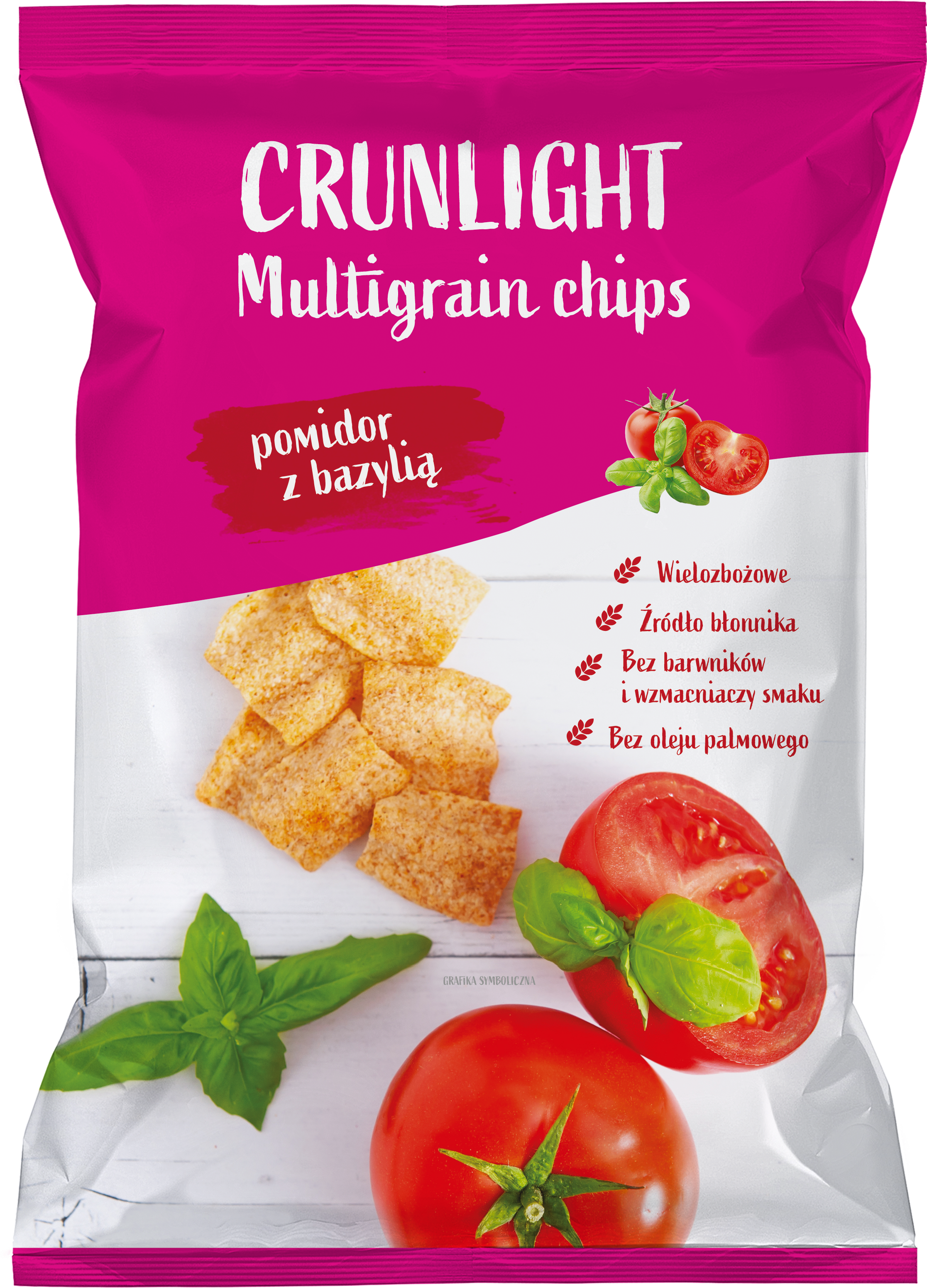 TBM Crunlight chrupki wielozbożowe pomidor z bazylią
