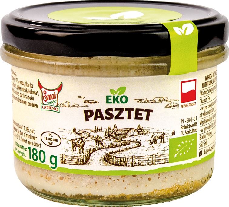 Probieren Sie Öko-Bio-Schweinepastete