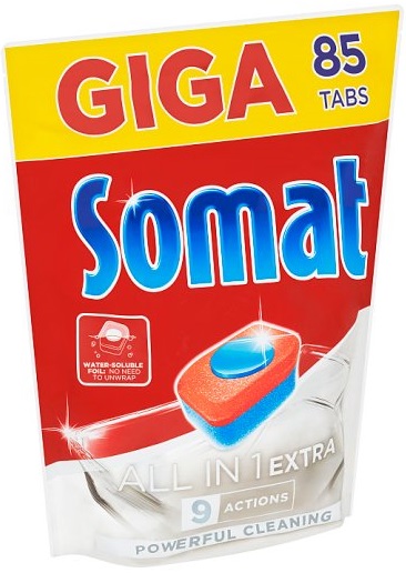 Таблетки Somat All in 1 Extra для мытья посуды в посудомоечных машинах