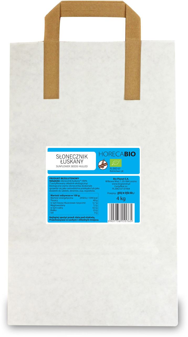 SŁONECZNIK ŁUSKANY BIO 4 kg - HORECA