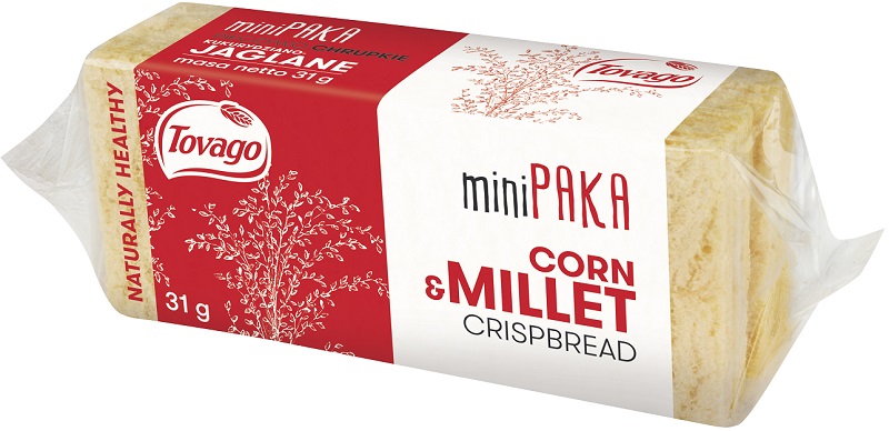 Tovago Corn-millet minipack crispbread