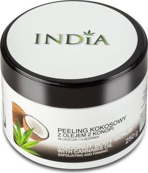 India Coconut peeling with hemp oil