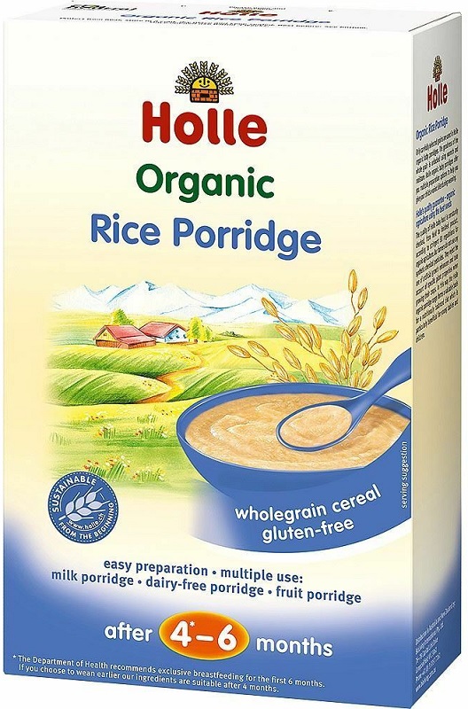 Holle gluten-free dairy rice porridge