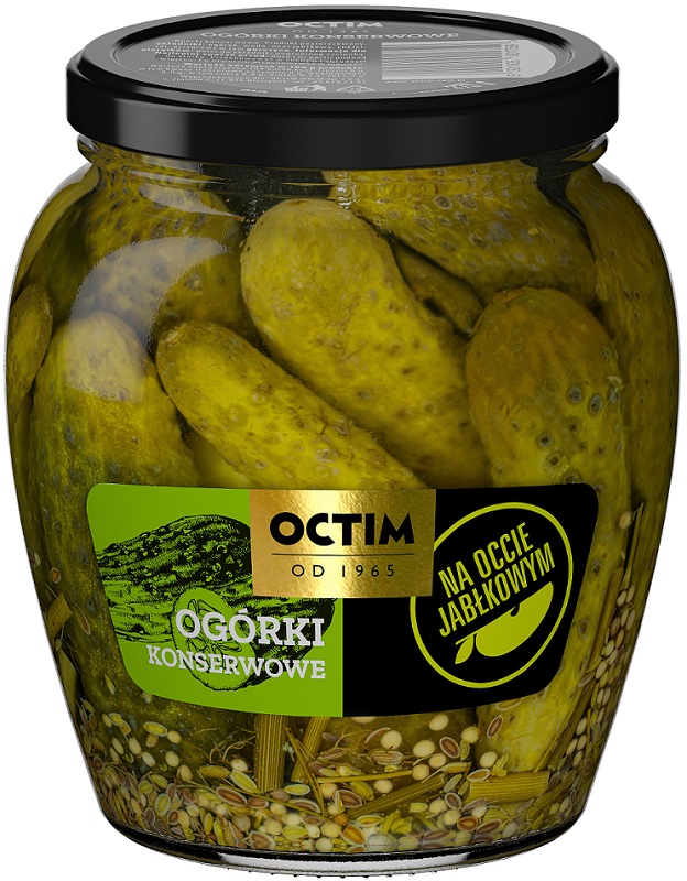 Octim Pickled cucumbers on apple vinegar