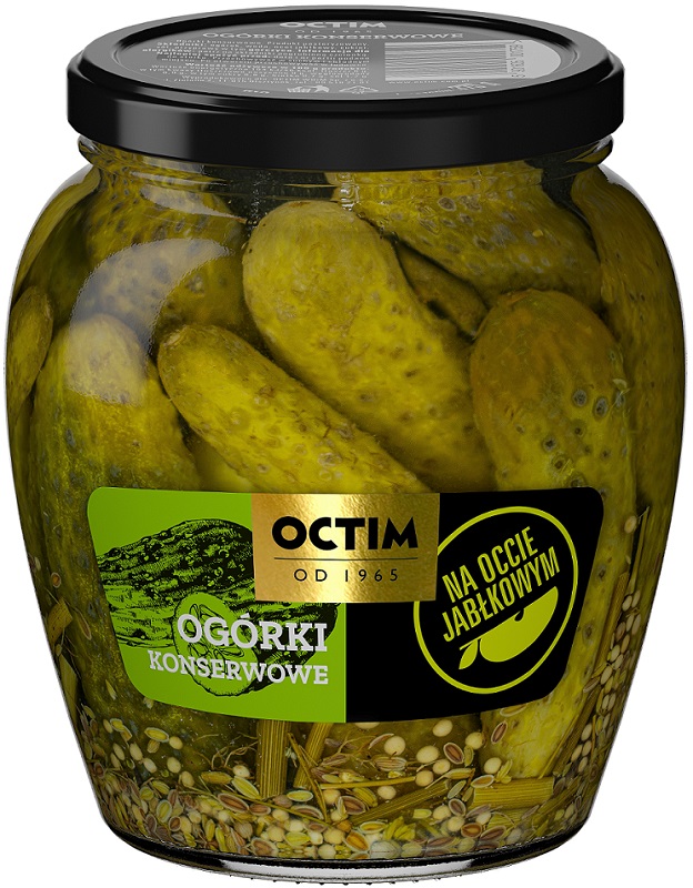 Octim Ogórki konserwowe na occie jabłkowym