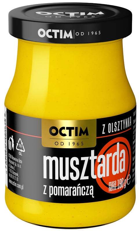 Octim Mustard with orange