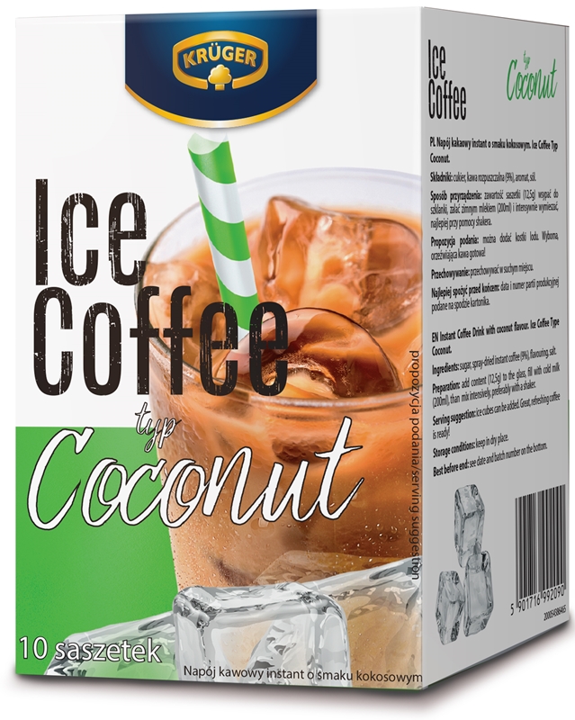 Ice coffee typ Coconut Napój kawowy instant o smaku kokosowym