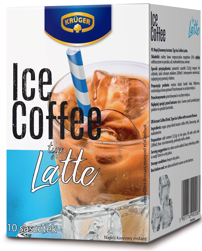 Ice Coffee typ Latte Napoj kawowy instant o smaku mlecznym