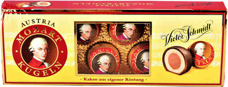 Krüger Victor Schmidt Chocolate pralines stuffed with marzipan