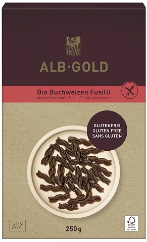 Alb Gold, alforfón, pasta de alforfón BIO