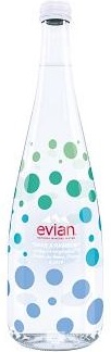 Evian natural mineral water