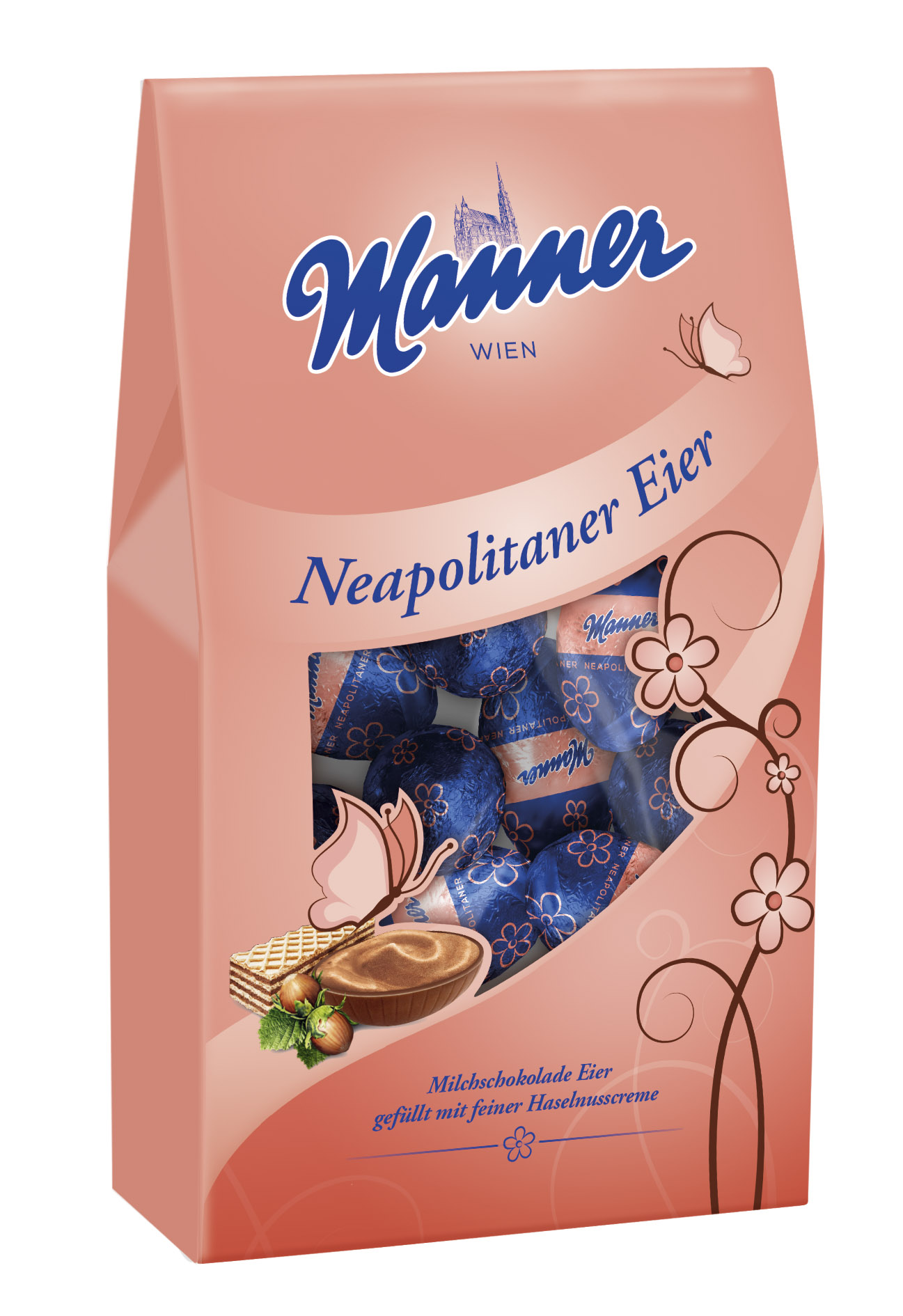 Manner Eggs with nut filling
