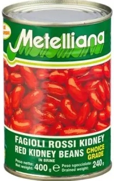 Metelliana Kidney Beans red