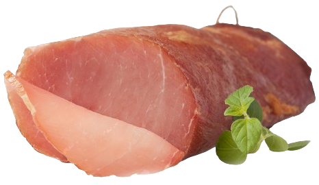 Traditional Food Raw pork tenderloin, smoked 