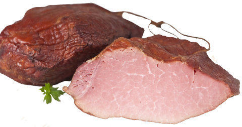 Jamón de comida tradicional Olchowa Wielkopolska Ahumado, al vapor, envasado mínimo