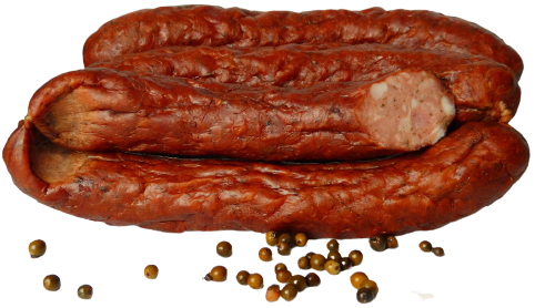 Traditionelles Essen Royal geräucherte Trockenwurst