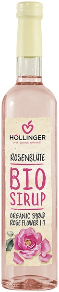 Hollinger BIO Sirup mit Rosenaroma