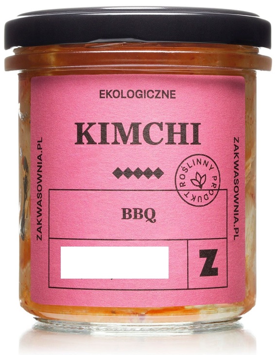 Masa madre de barbacoa de kimchi ecológica