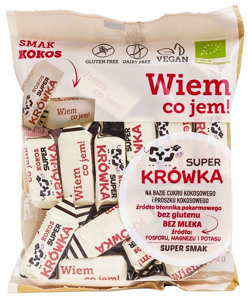Super Krówka Krówki kokosowe bezglutenowe BIO