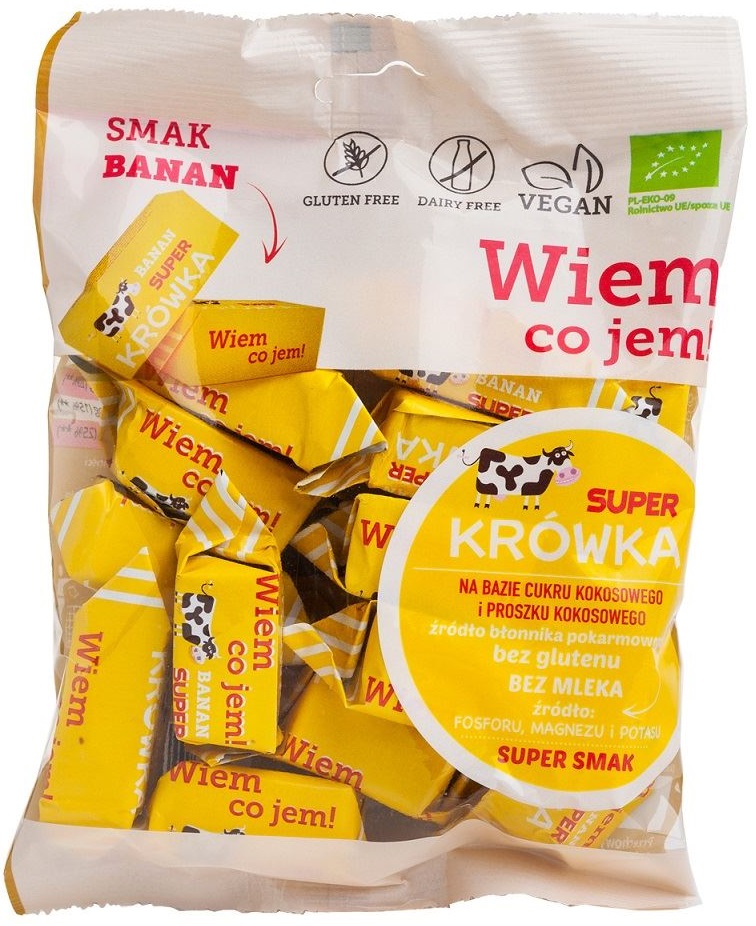 Super Krówka Krówki bananowe bezglutenowe BIO