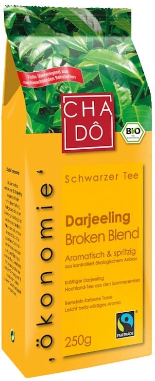 Cha Do Loose schwarzer Tee Darjeeling Broken Blend BIO