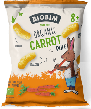 Biobim Chips de maíz con zanahorias BIO