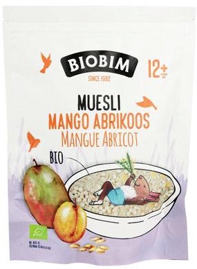 Biobim Organic mango muesli - BIO peach