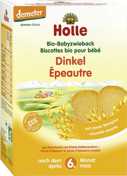 Holle Wholemeal spelled rusks BIO