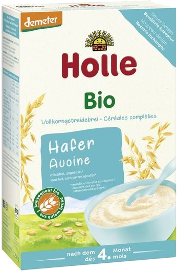 Holle Papilla de avena integral integral BIO