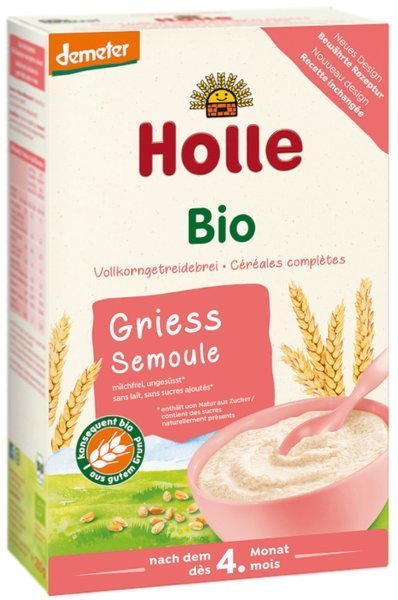 Holle BIO whole wheat dairy porridge