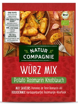 Condimento Natur Compagnie para patatas con ajo y romero BIO