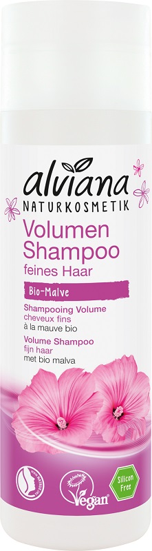 Alviana Haarshampoo für Weichheit und Volumen mit Malve