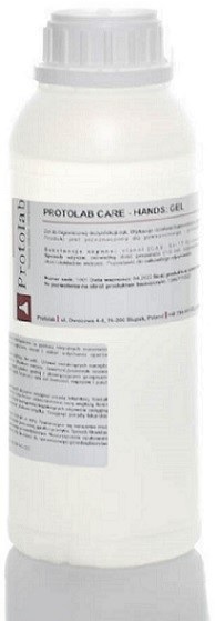 Protolab Care Gel zur hygienischen Händedesinfektion